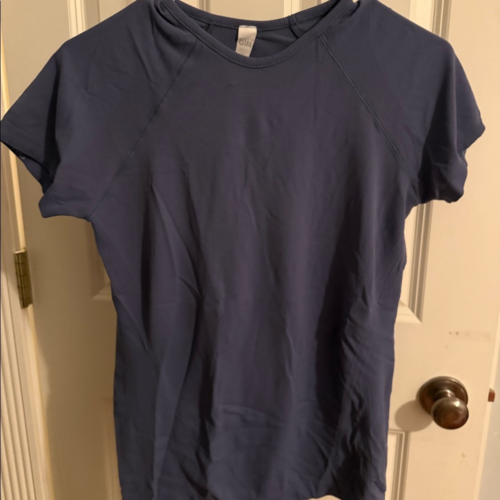 Athleta Girl Navy/Grey workout top!